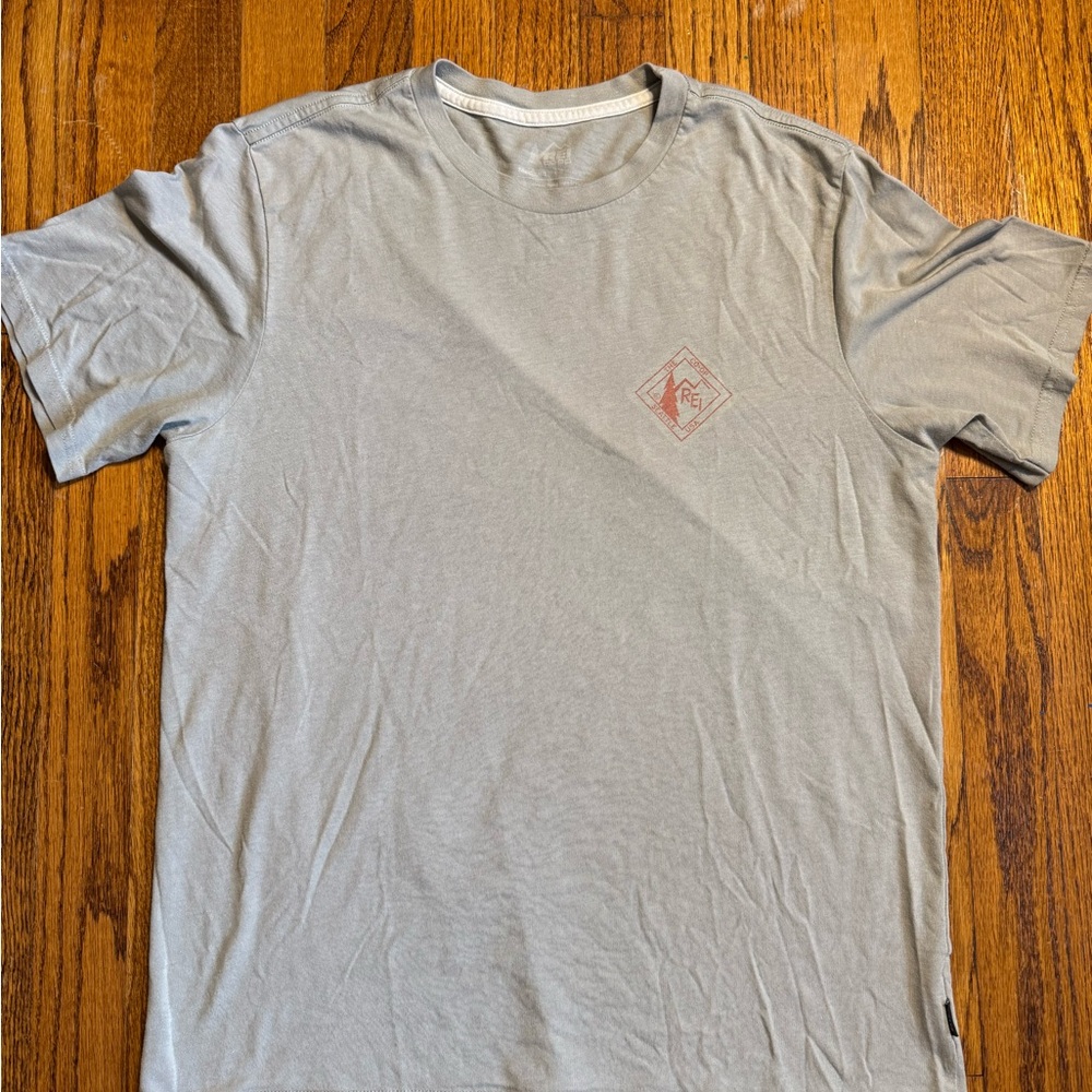 REI Gray and Green Shirt